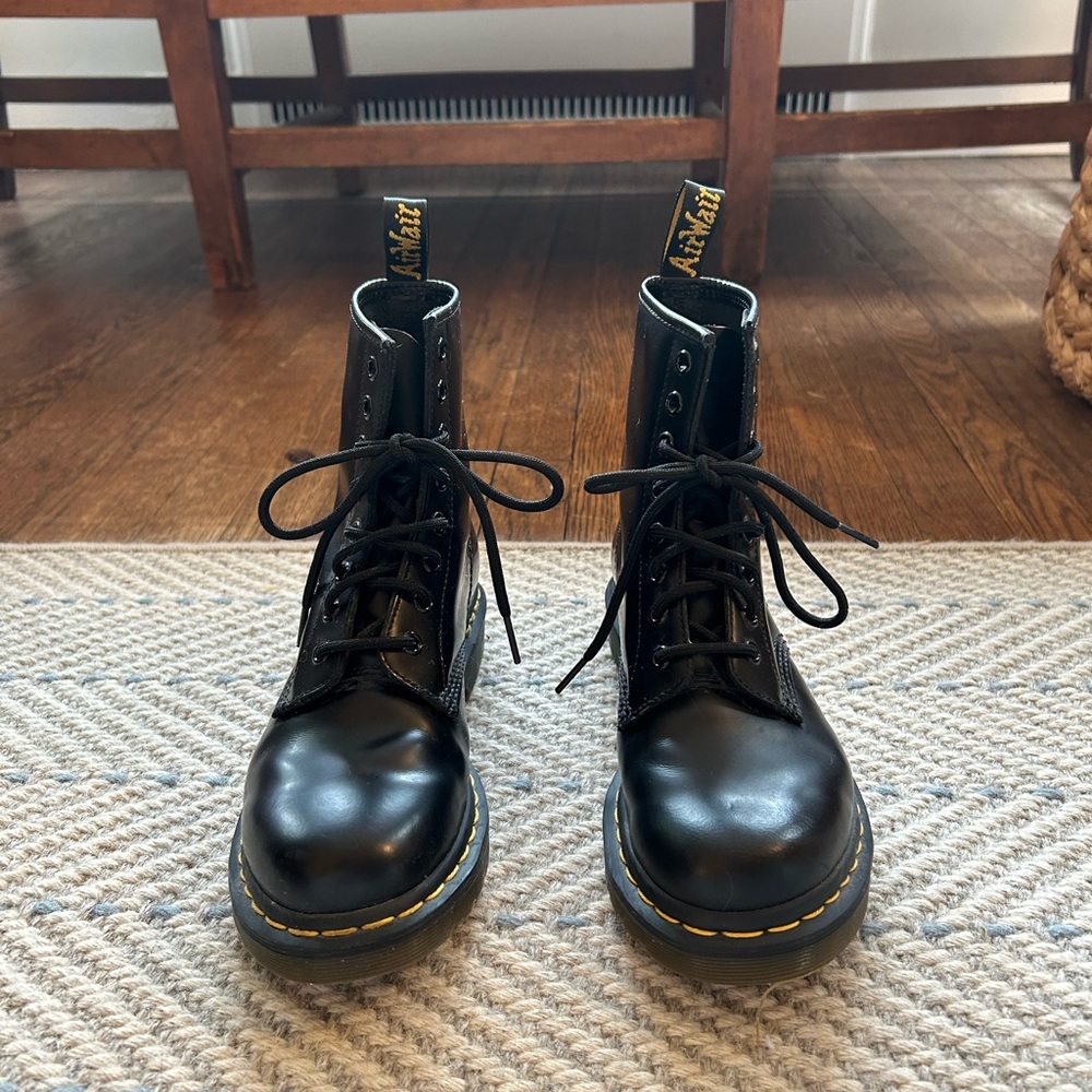 Dr. Martens Black Leather Boots